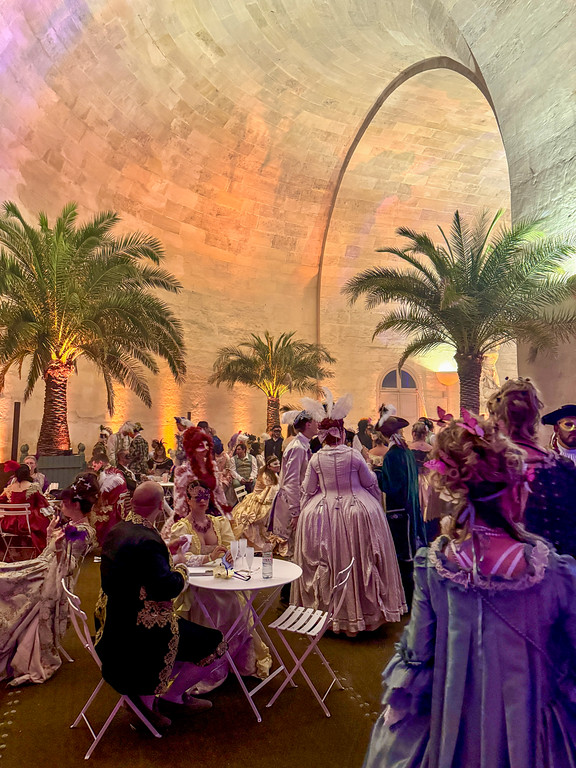 Versailles masked ball VIP area